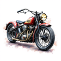 Harley Davidson - 1936 Knucklehead Engine Motorcycle