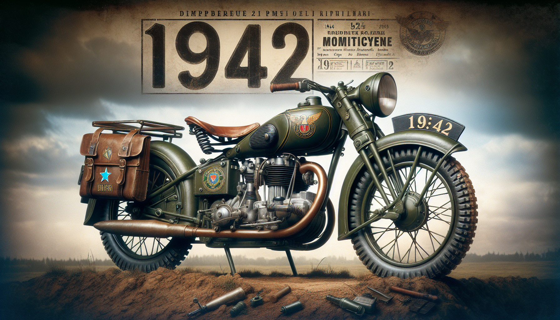 Harley-Davidson 1949 Hydra-Glide – Vintage Motorcycle Art Print