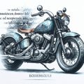 Harley-Davidson 1957 XL Sportster – Sketch & Watercolor Art Print