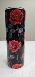 Midnight Roses 20oz Tumbler — Handmade One of a Kind