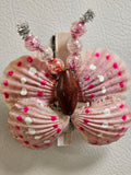 Sweetheart Shell Butterfly — Handmade Seashell Art