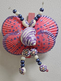 Daisy Shell Butterfly — Handmade Seashell Art