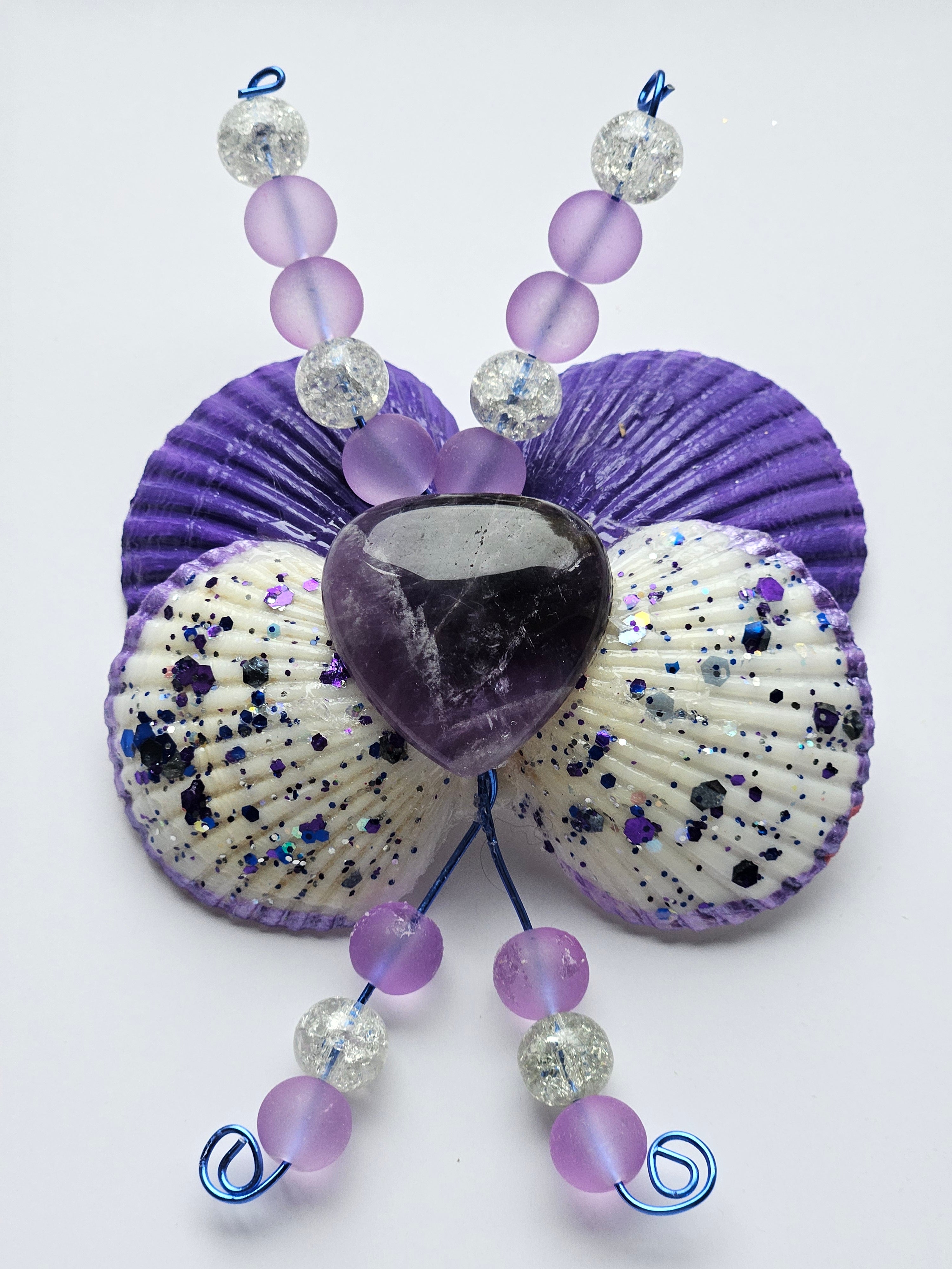 purple white butterfly