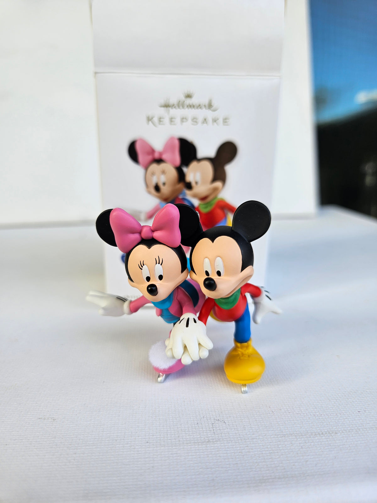 Skating Side by Side – Mickey & Minnie   Hallmark Keepsake Ornament