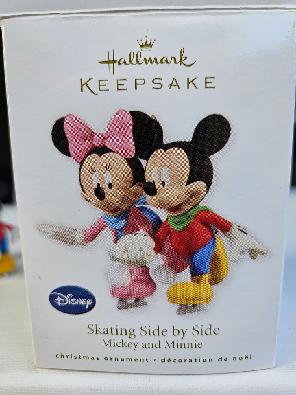 Christmas in May – Hallmark Keepsake Ornament Skating Side by Side Mickey and Minnie (2010) New in Box