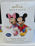 Skating Side by Side – Mickey & Minnie   Hallmark Keepsake Ornament