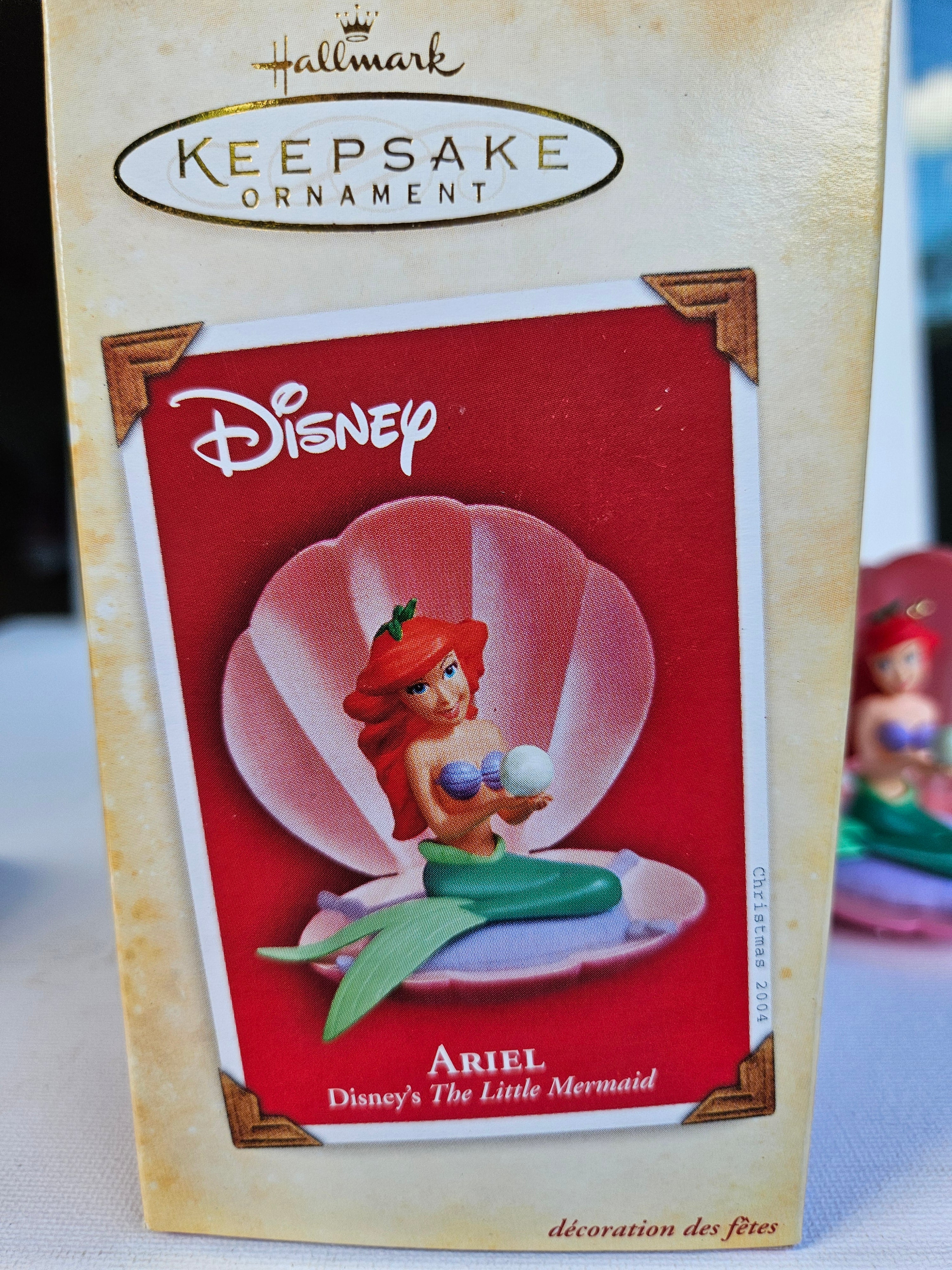 Christmas in May – Hallmark Keepsake Ornament Ariel The Little Mermaid (2004) New in Box