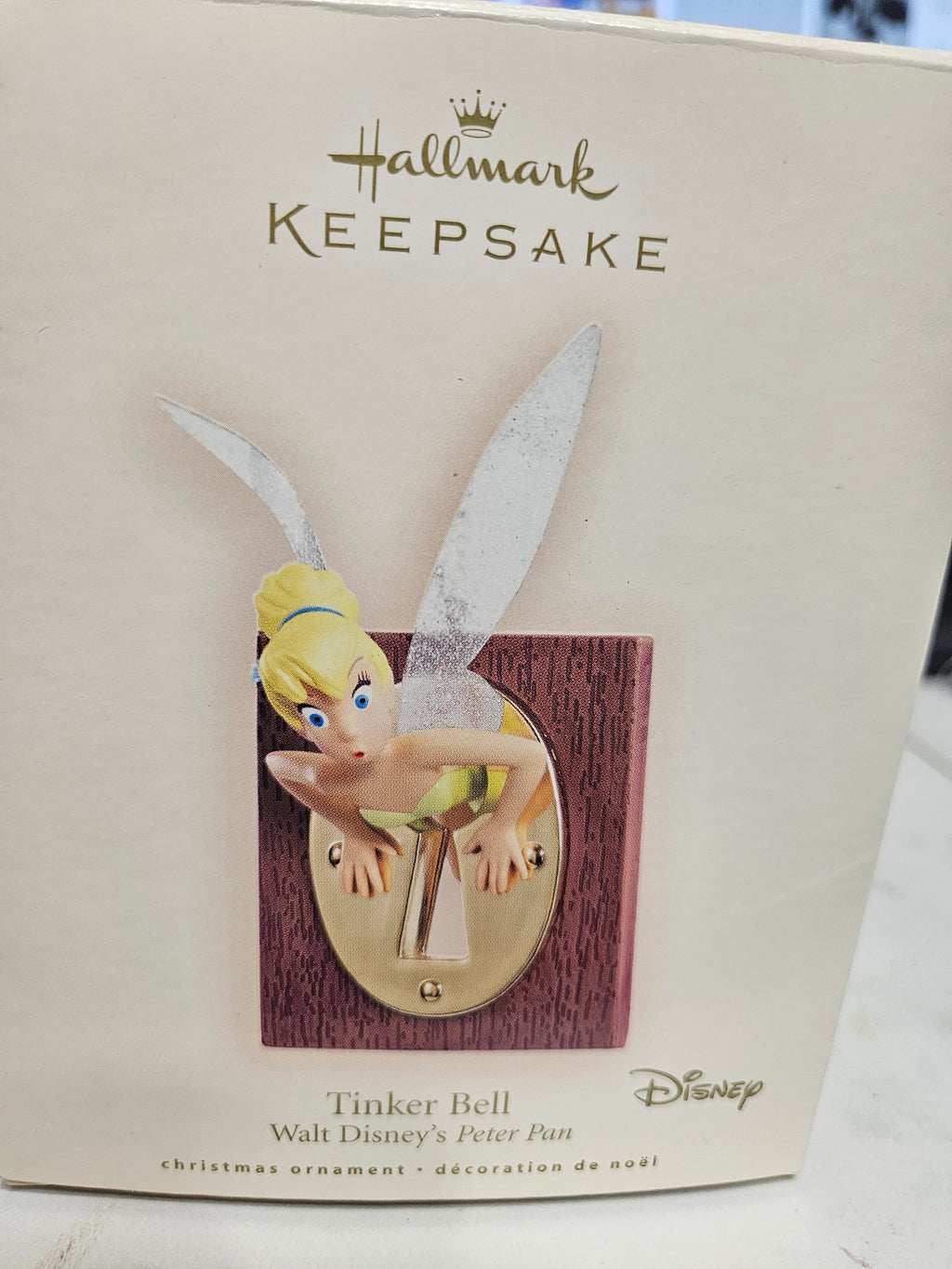 Christmas in May – Hallmark Keepsake Ornament Tinker Bell Peter Pan (2007) New in Box