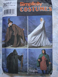 Simplicity 9887 – Wizard & Fantasy Cloak Costume Pattern (Sizes XS–XL)