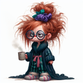 Four Eyes Are Better Than Two — AI Art Print