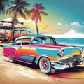 Pleasure Ride on the Beach where the sun meets the sand