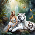 Goddess Fairy Princess Guarded By Her guardian