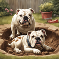 The Diggers - English Bulldogs at Work