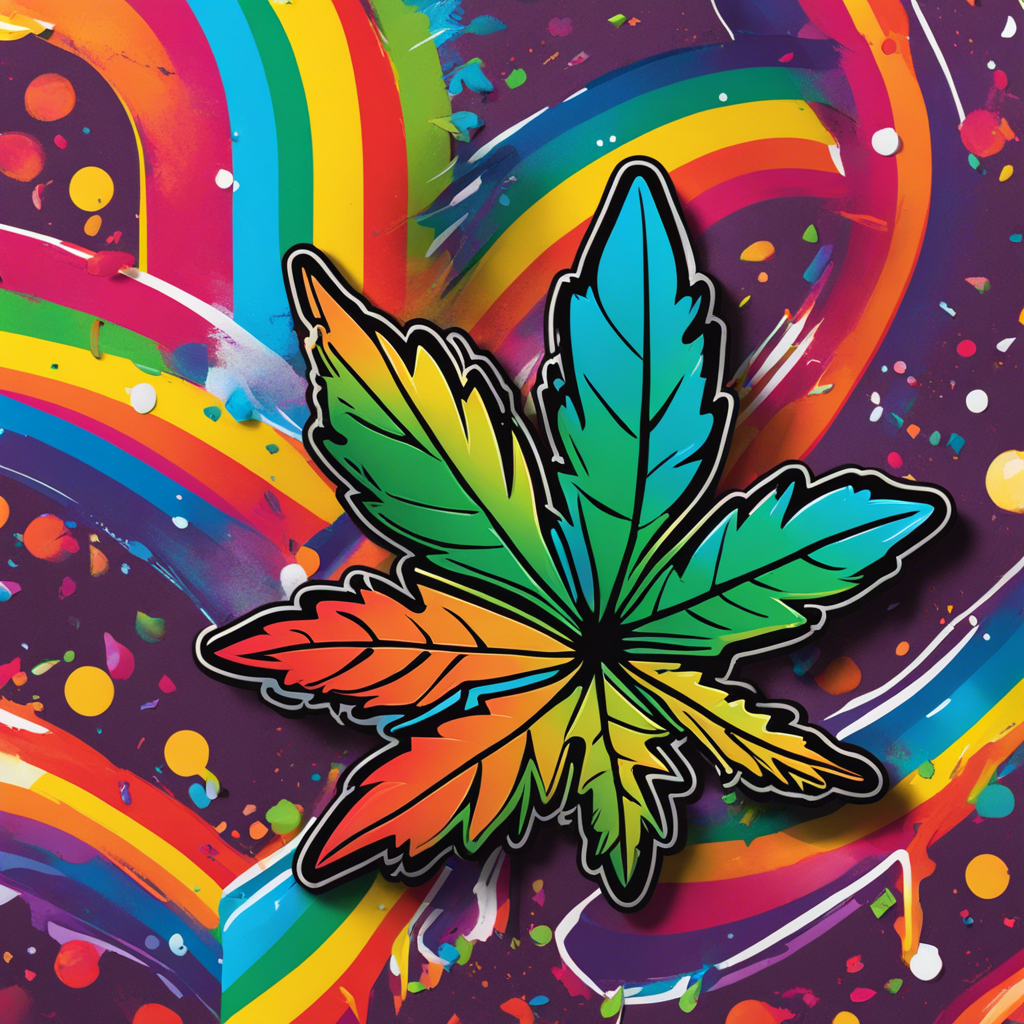 Leaf Me Colorful — AI Art Print