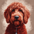 Red Goldendoodle - Classic Portrait