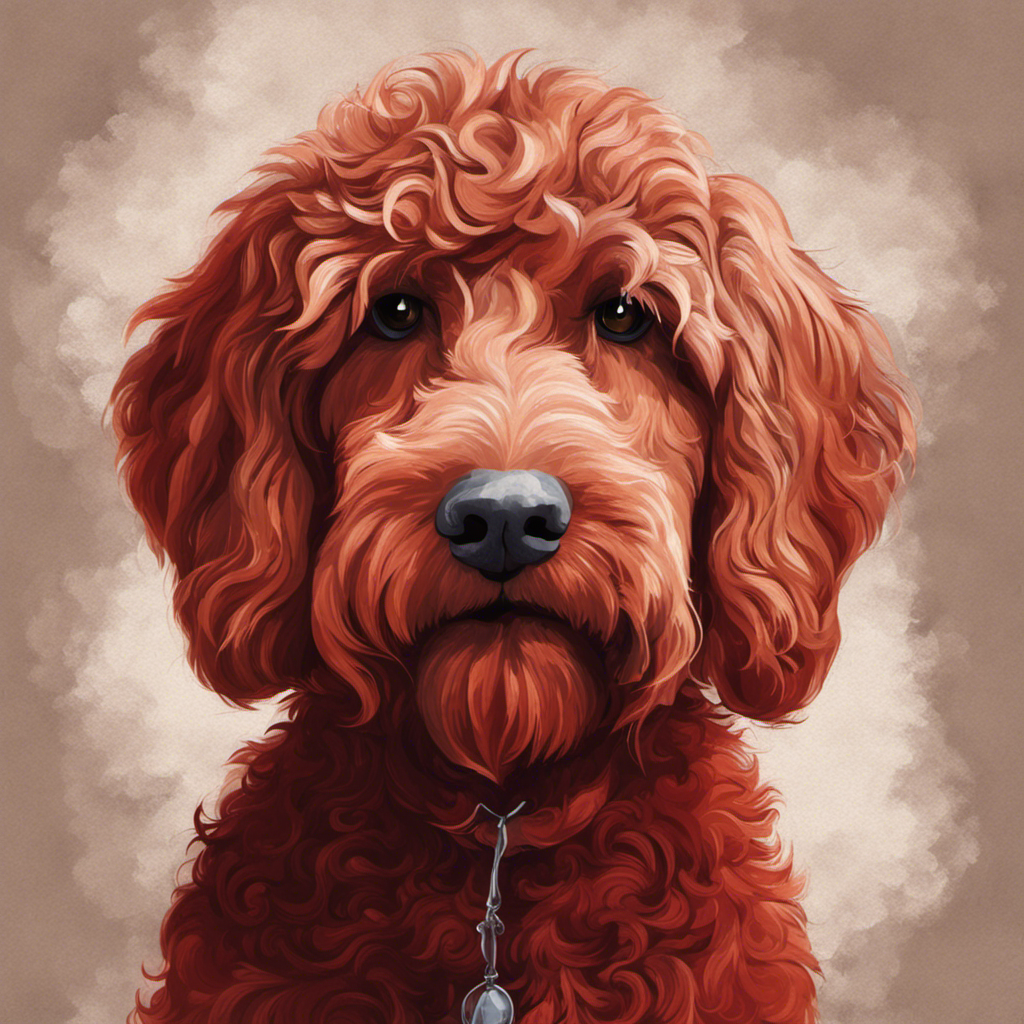 Red Goldendoodle - Classic Portrait