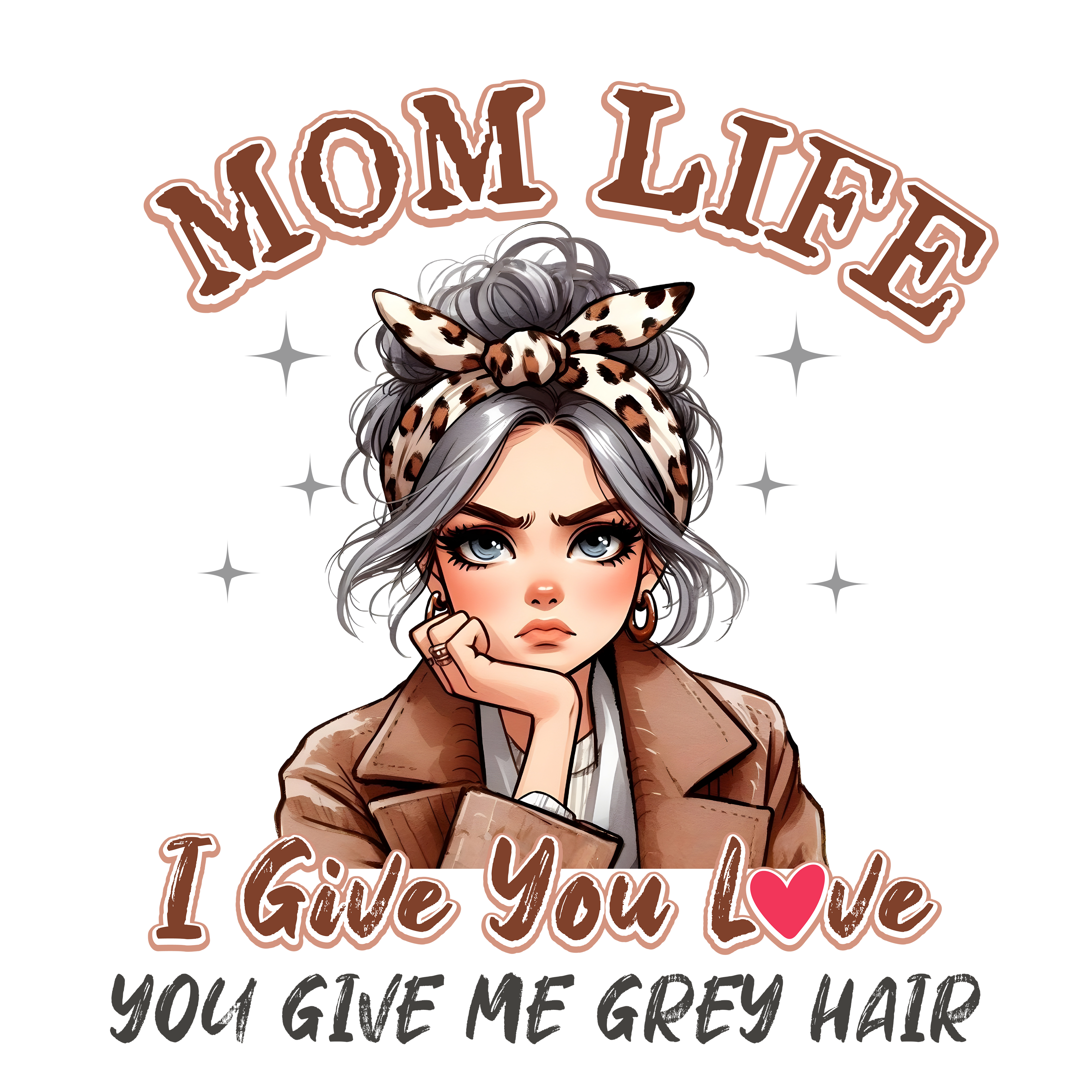 Mom Life – Digital Art Print