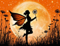 Moonrise Fairy — AI Art Print