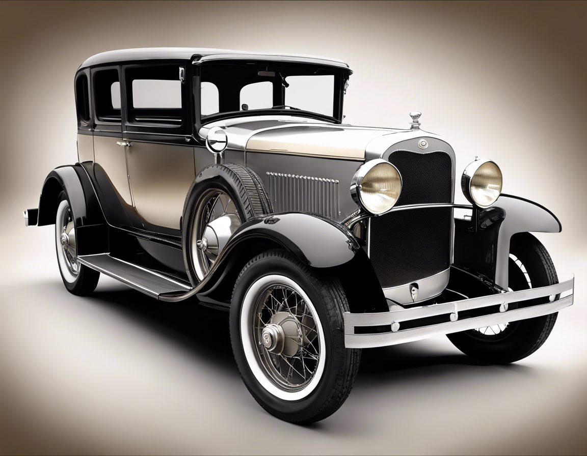 1932 Ford Model B — Classic Car Framed Art Print