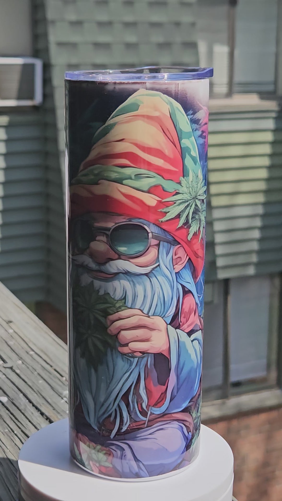 Cool Gnome 20oz Tumbler — Handmade One of a Kind