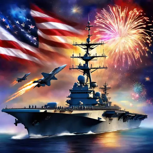 America The Beautiful - Airforce, Navy, Marines Celebrate